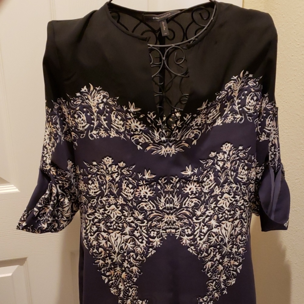 BCBGMAXAZRIA Sz XS Multicolored Print top